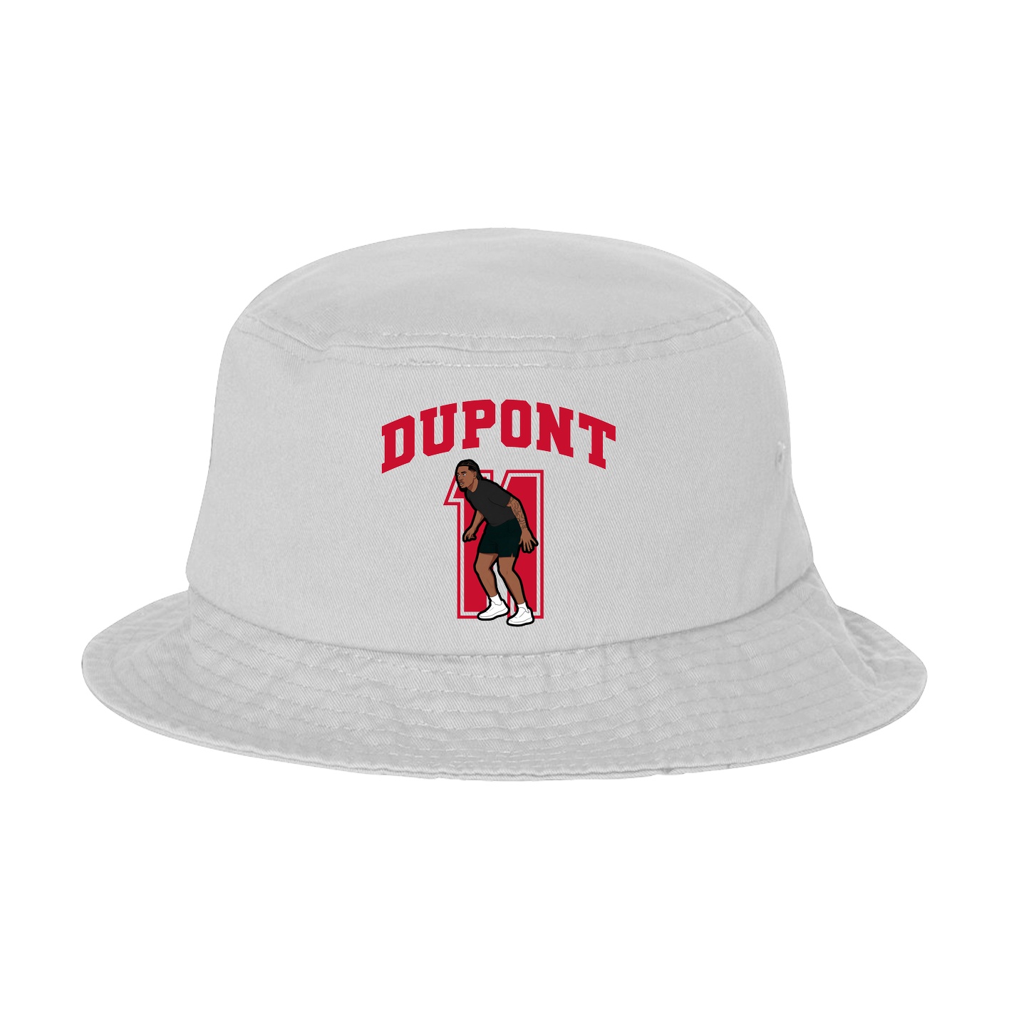 Bucket Cap — Number in White