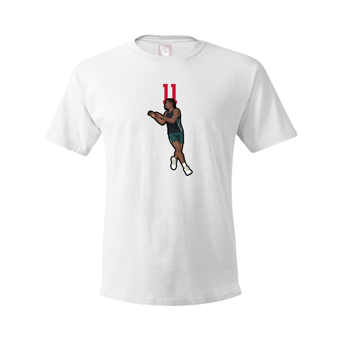 Tee — Number Top in White