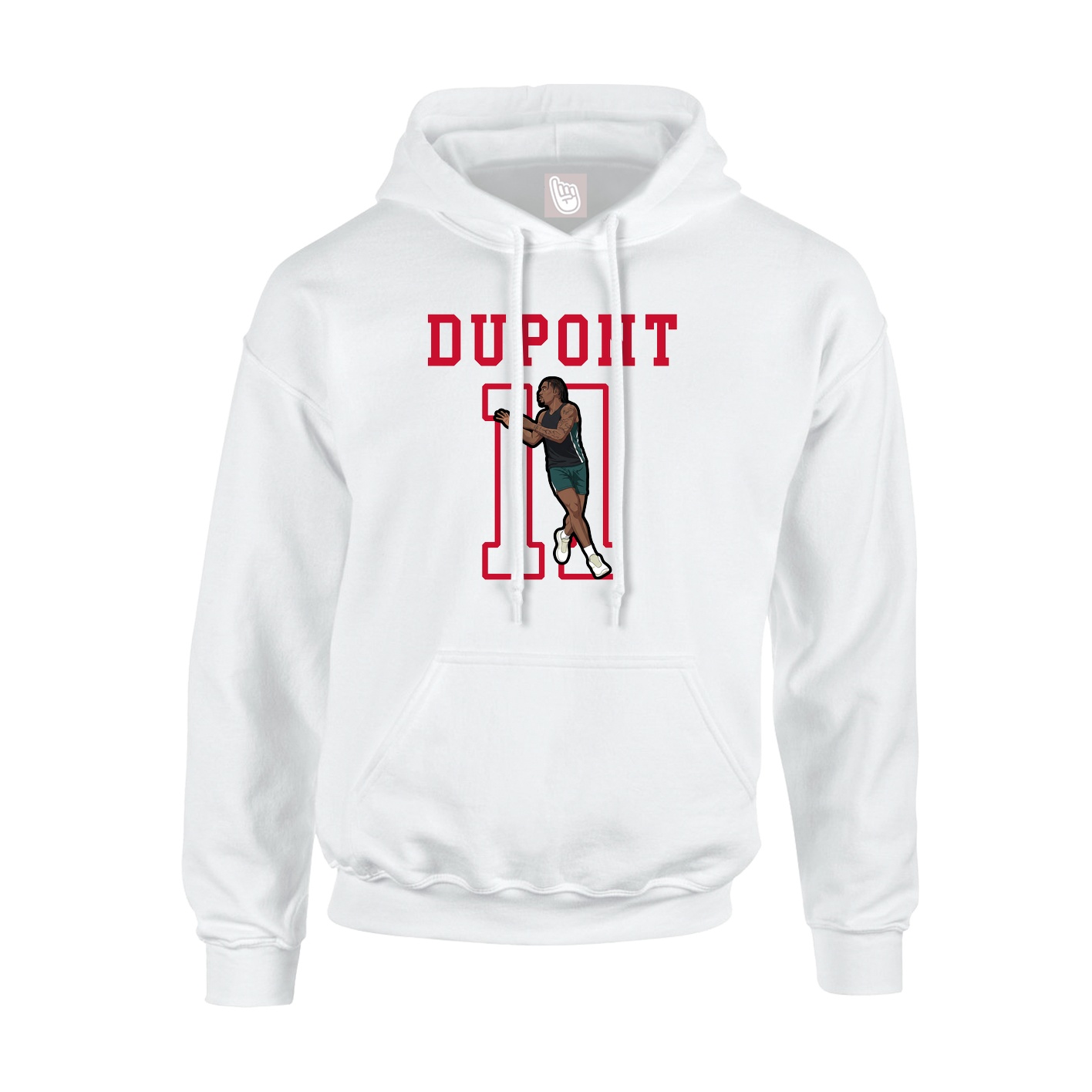 Youth Hoodie — Shirsey in White