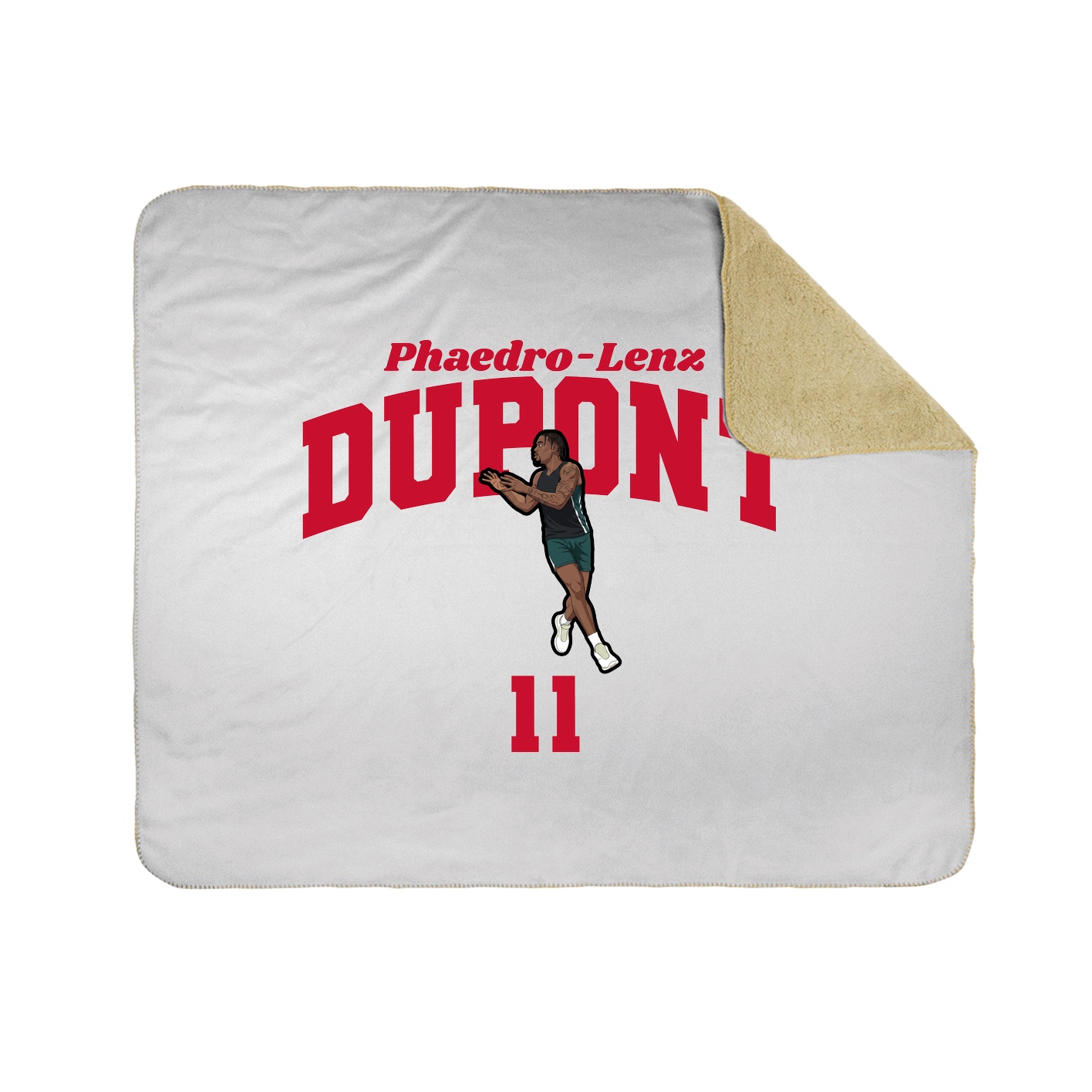 Throw Blanket — Signature Arch in White