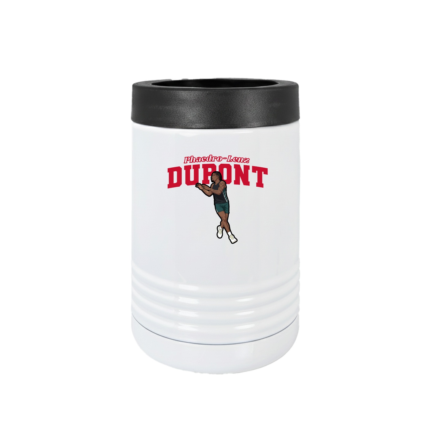 Beverage Holder — Name Arch in White