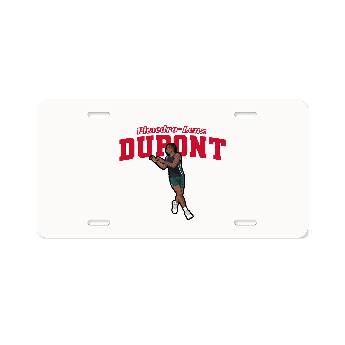 License Plate — Name Arch in Classic