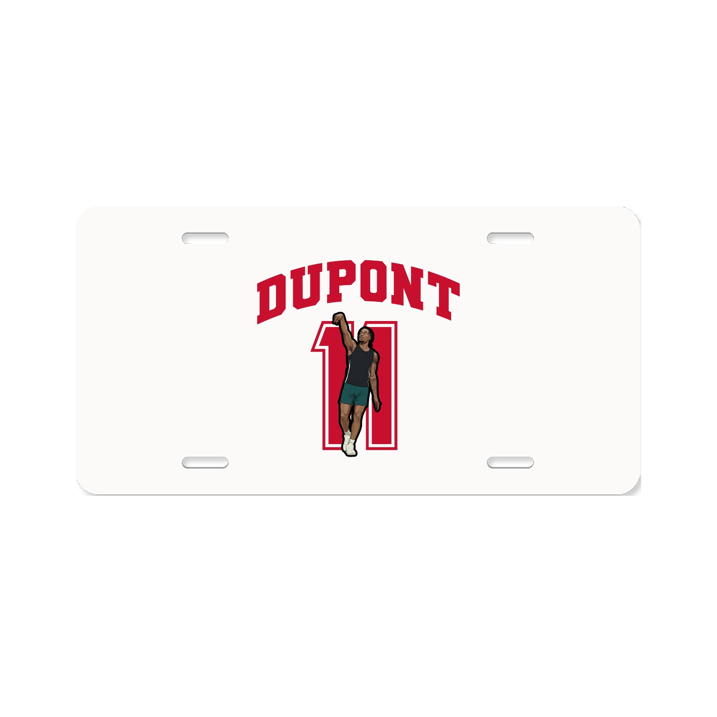 License Plate — Number in Classic