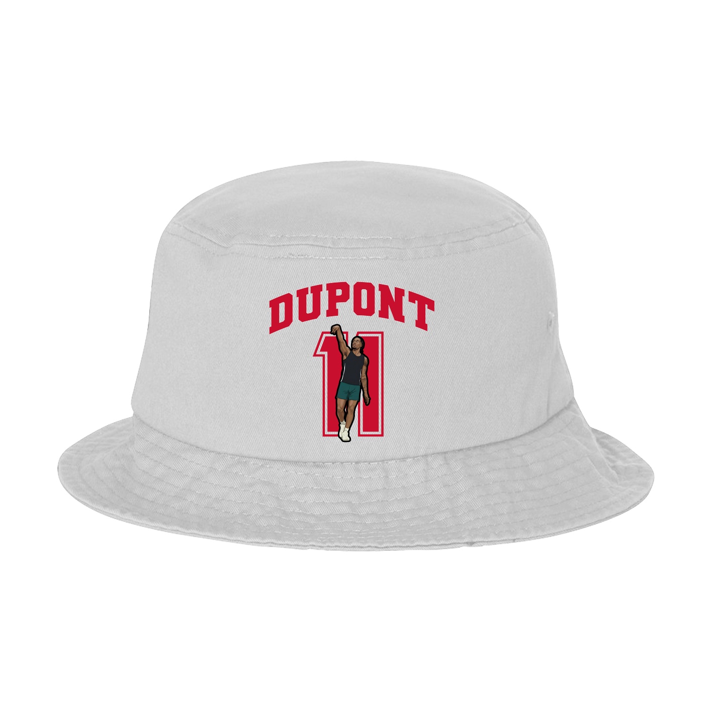 Bucket Cap — Number in White