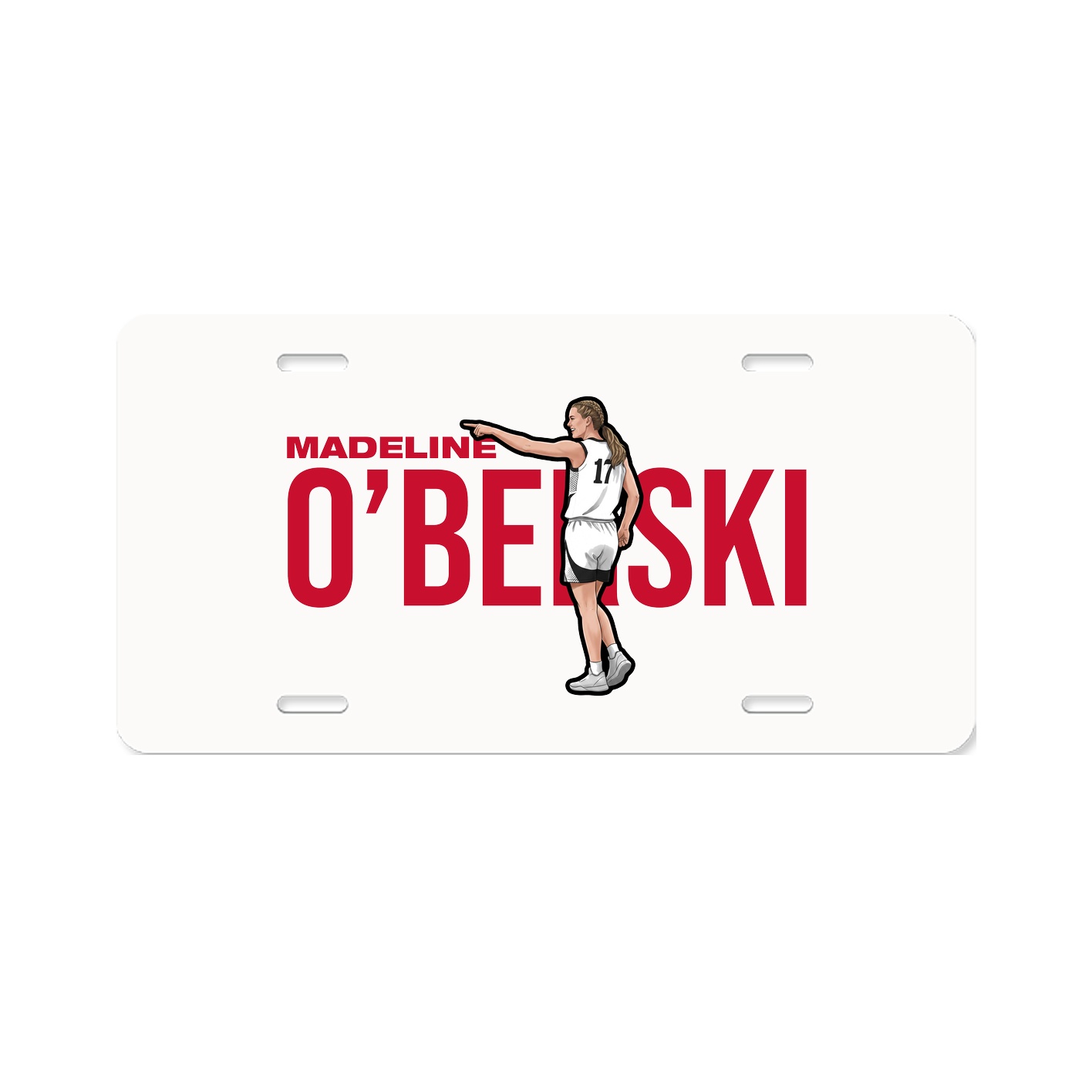 License Plate — Player Name in Classic