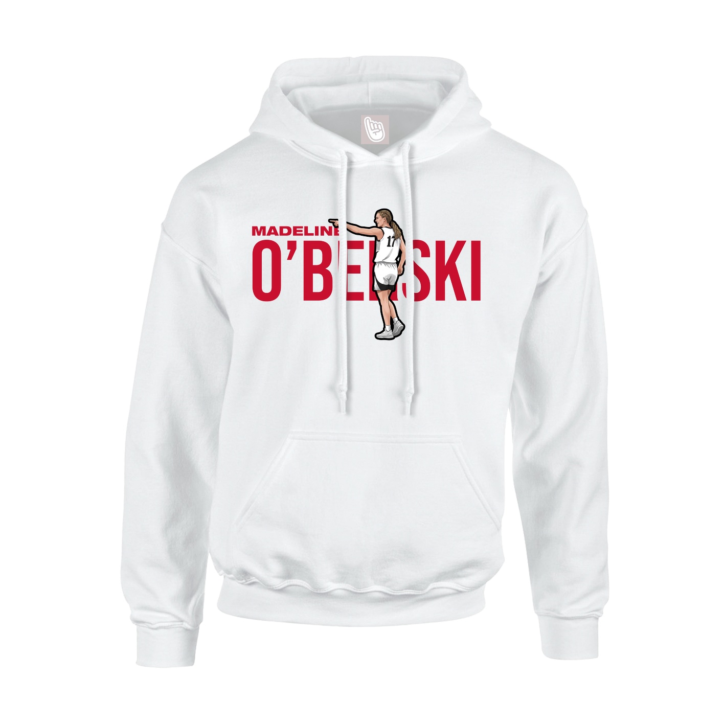 Hoodie — Player Name in White
