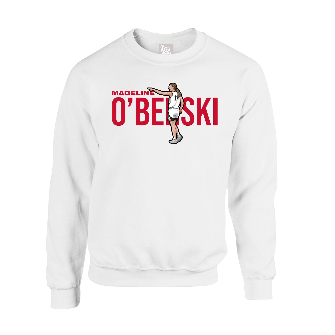 Fleece Crew — Player Name in White