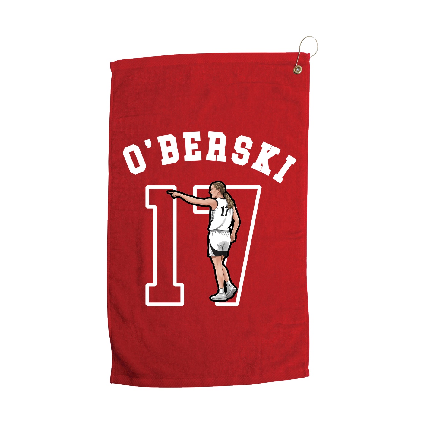 Golf Towel — Shirsey Arch in Red