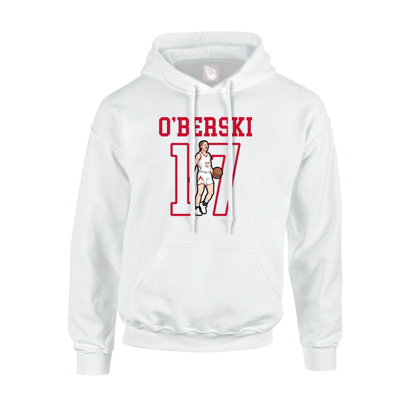Hoodie — Shirsey in White