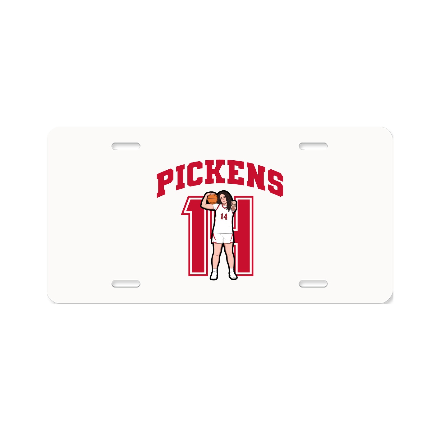License Plate — Number in Classic