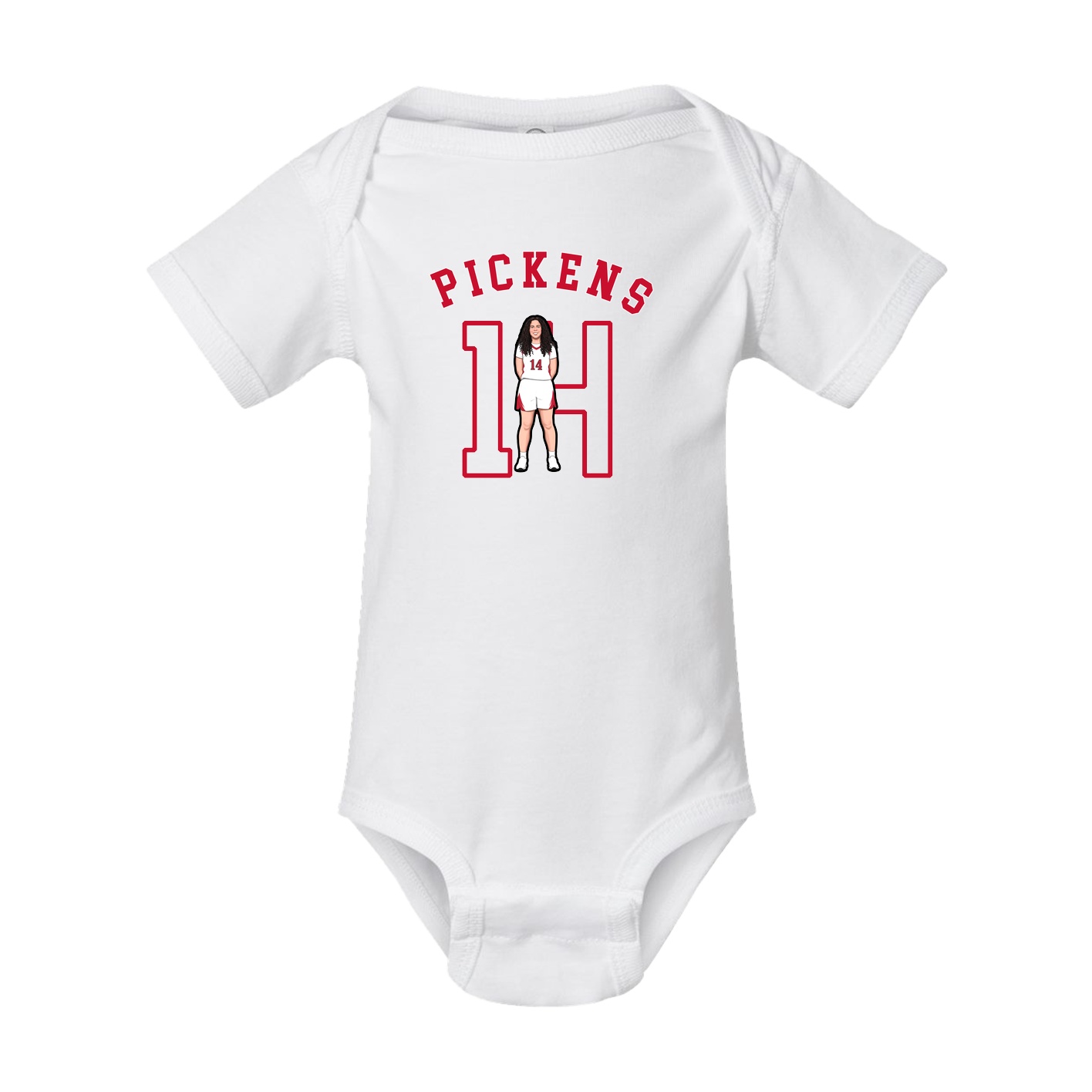 Baby Onesie — Shirsey Arch in White
