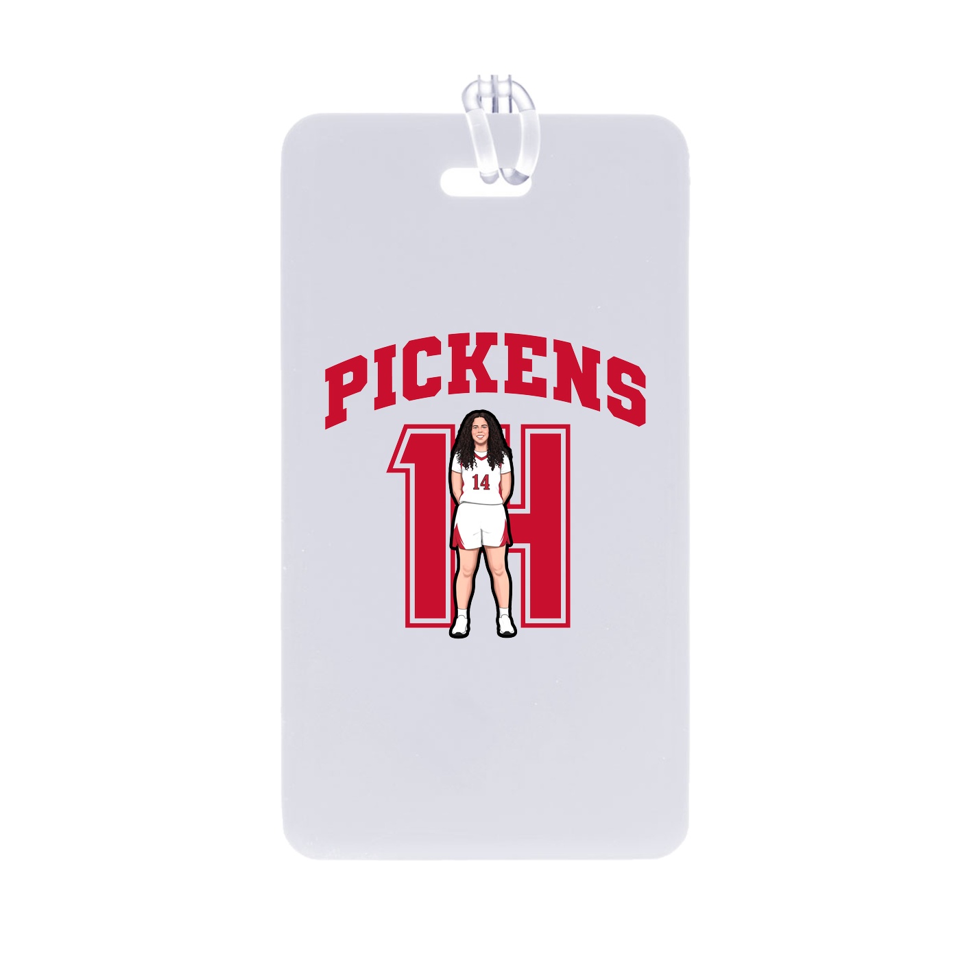 Bag Tag — Number in Classic