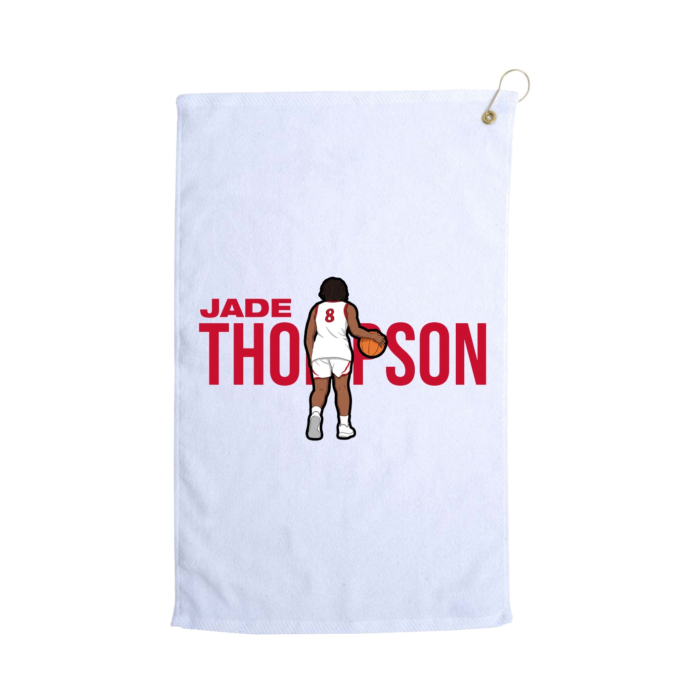 Golf Towel — Player Name in White