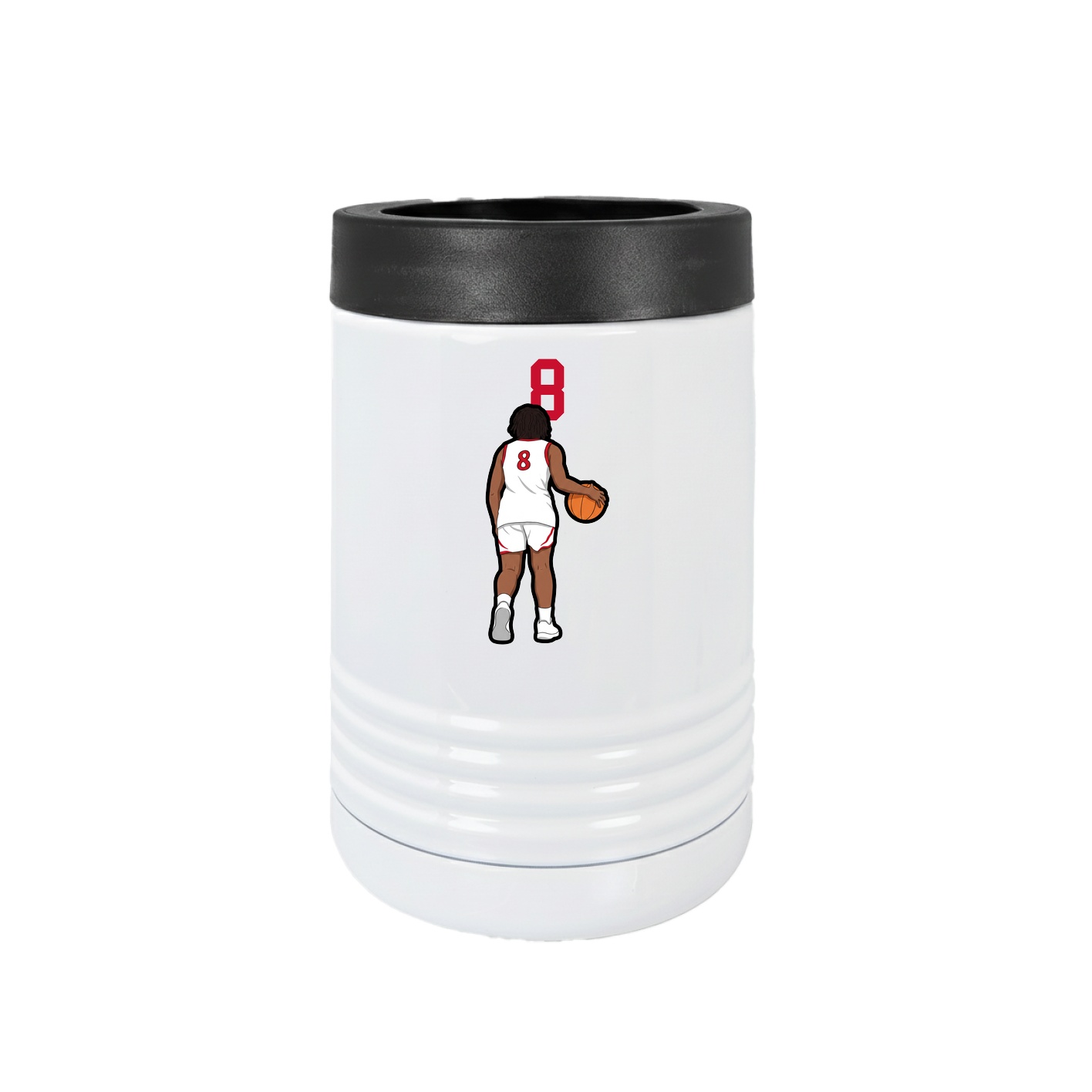 Beverage Holder — Number Top in White