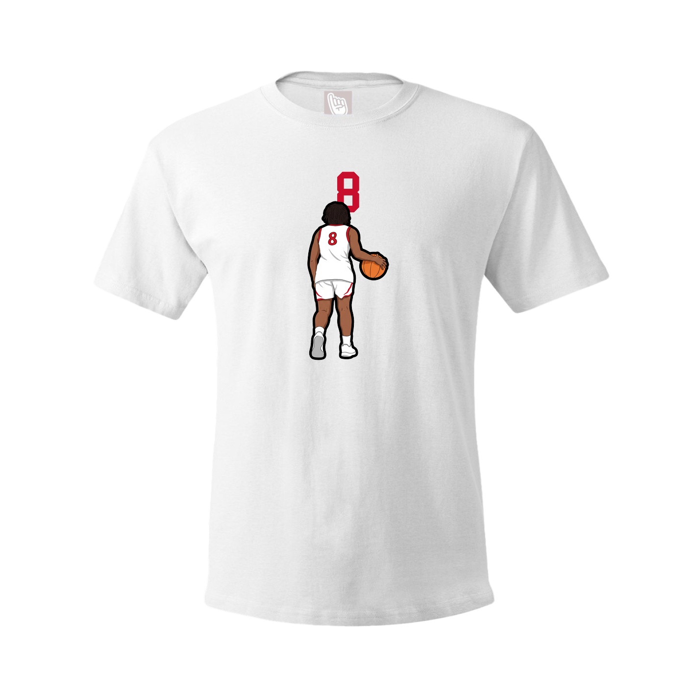Tee — Number Top in White