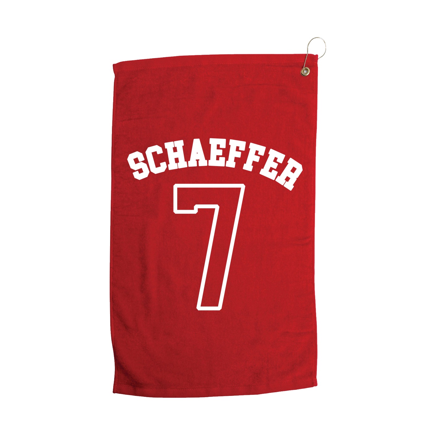 Golf Towel — Shirsey Arch in Red