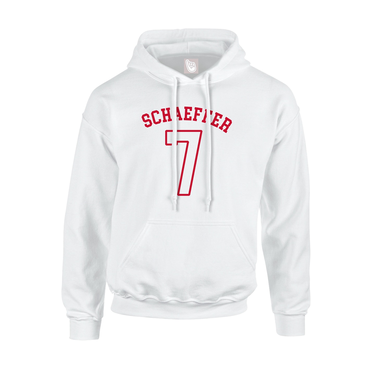 Hoodie — Shirsey Arch in White