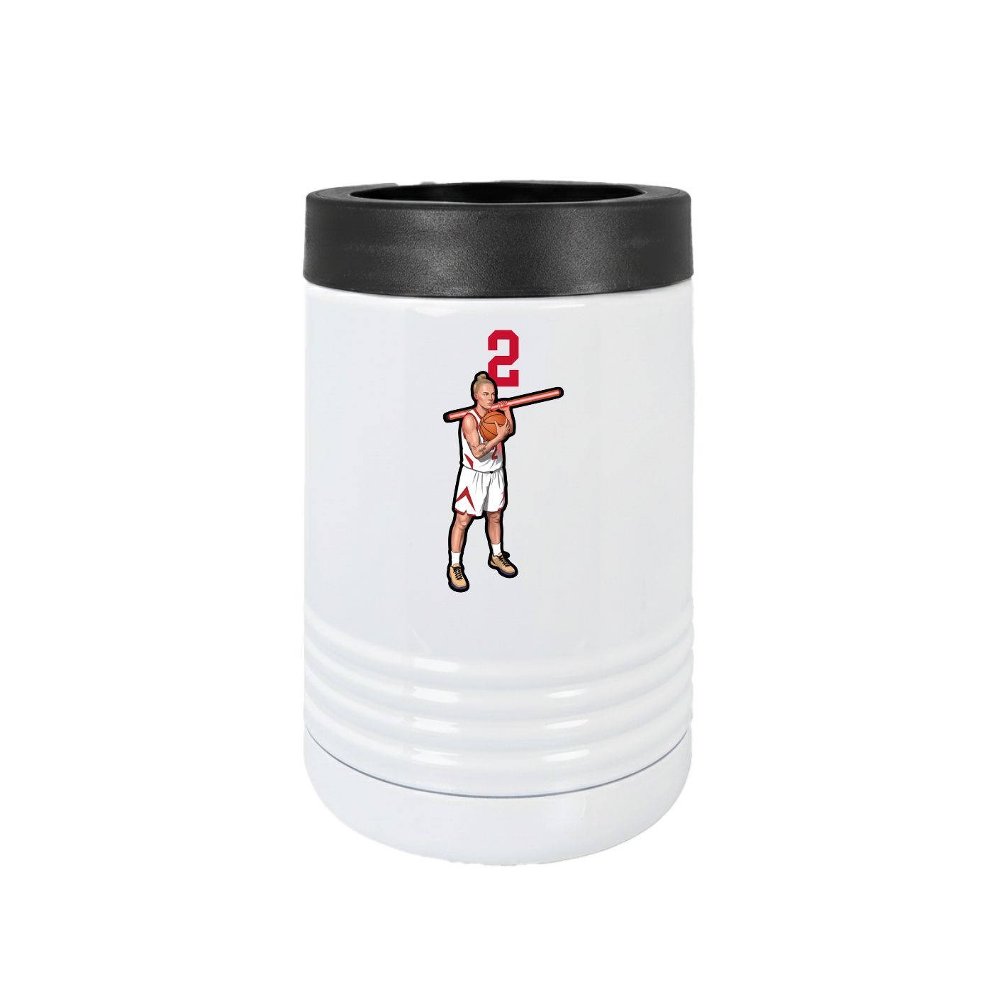 Beverage Holder — Number Top in White