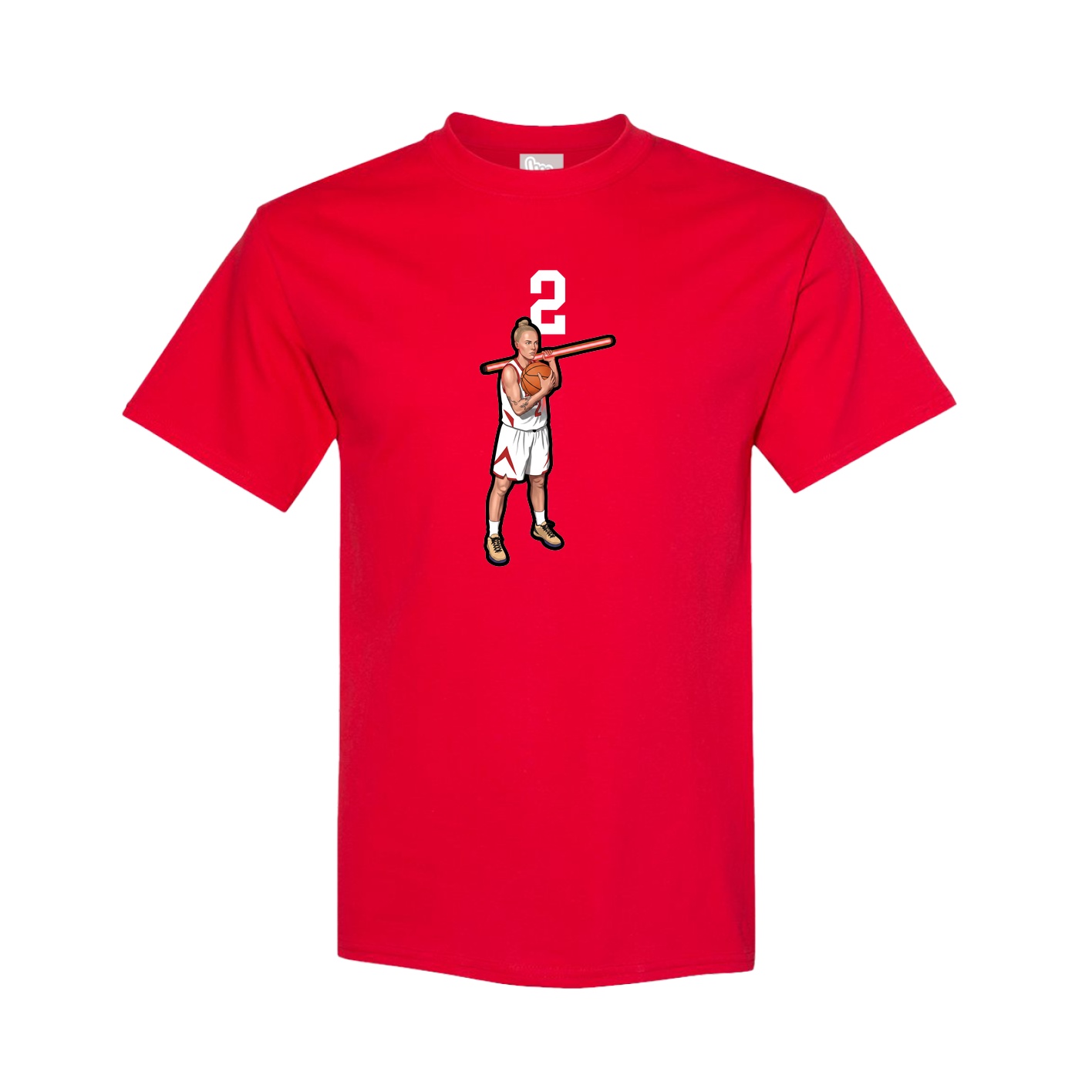 Tee — Number Top in Red