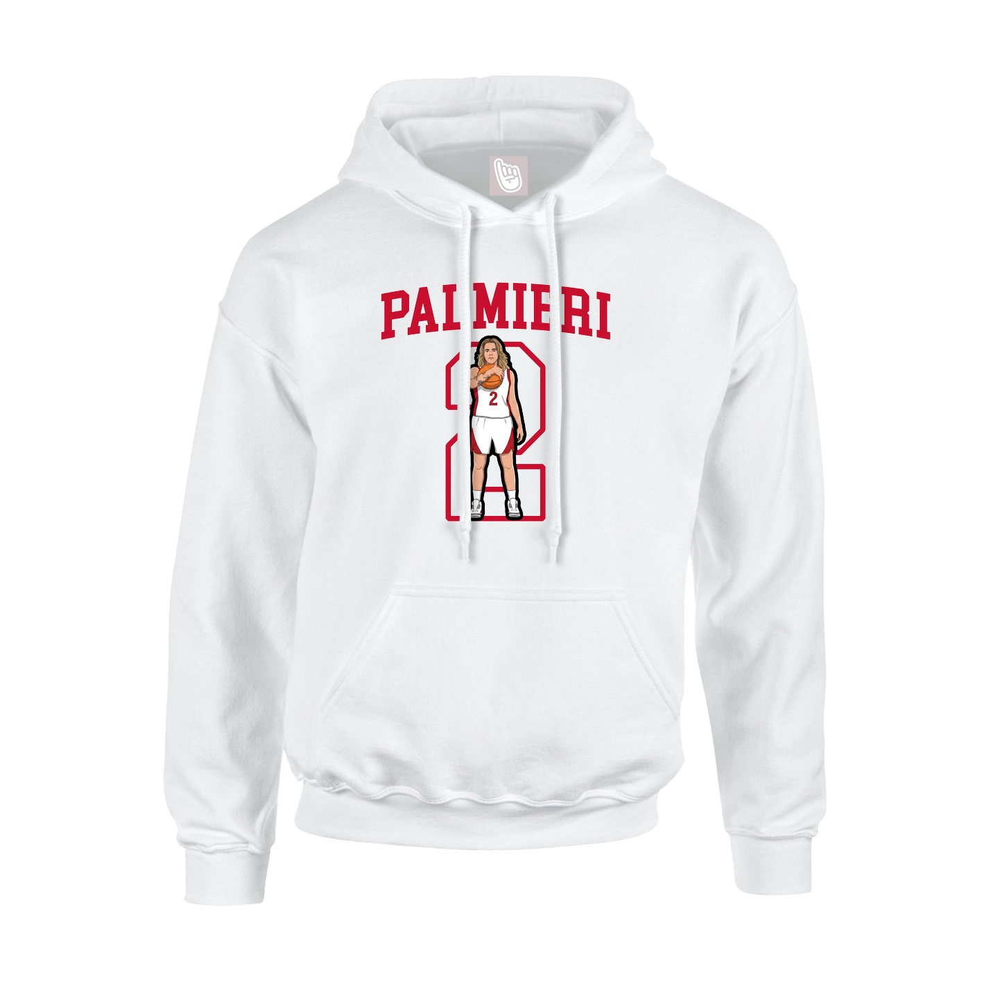 Hoodie — Shirsey in White