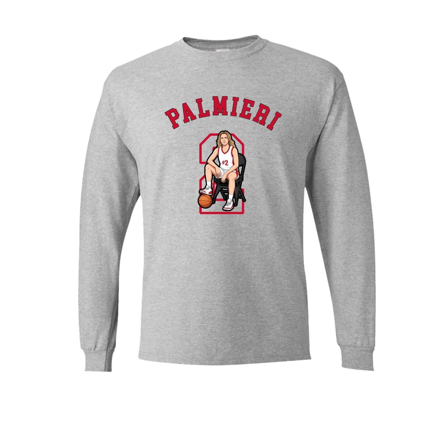 Long Sleeve Tee — Shirsey Arch in Grey