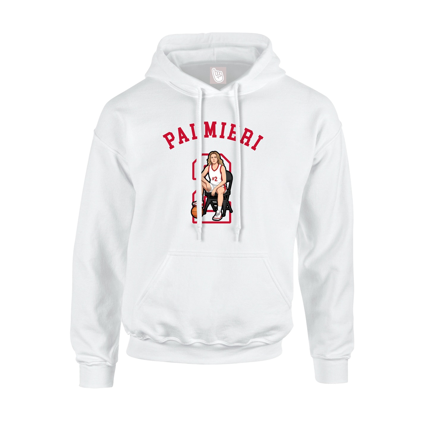 Youth Hoodie — Shirsey Arch in White