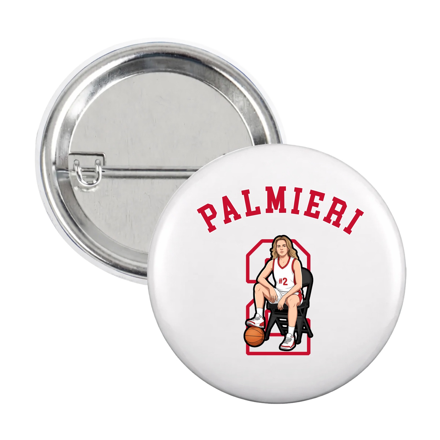 Game Day Button — Shirsey Arch in White