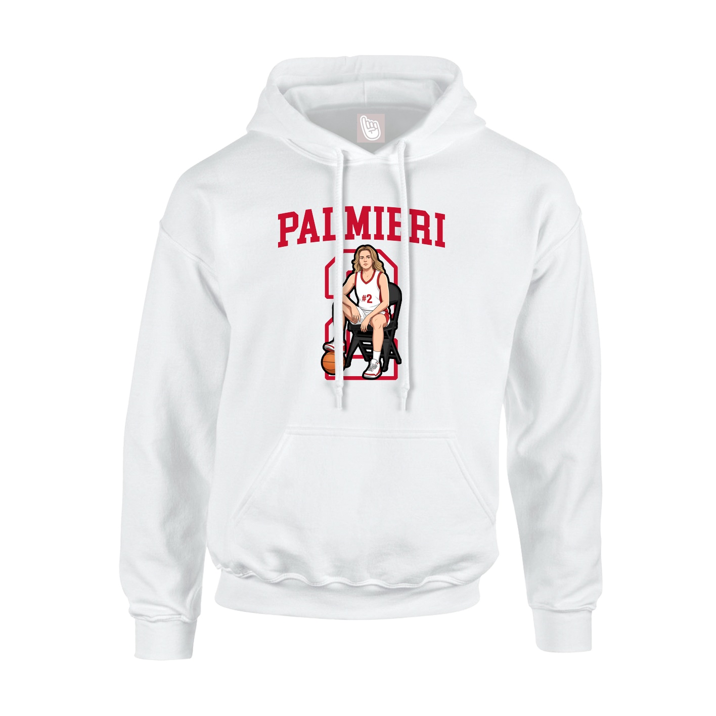 Hoodie — Shirsey in White