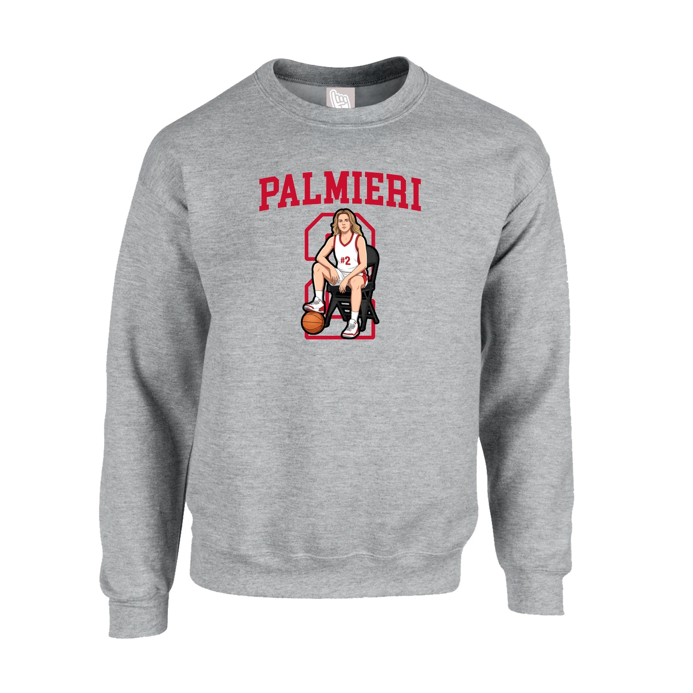 Fleece Crew — Shirsey in Grey