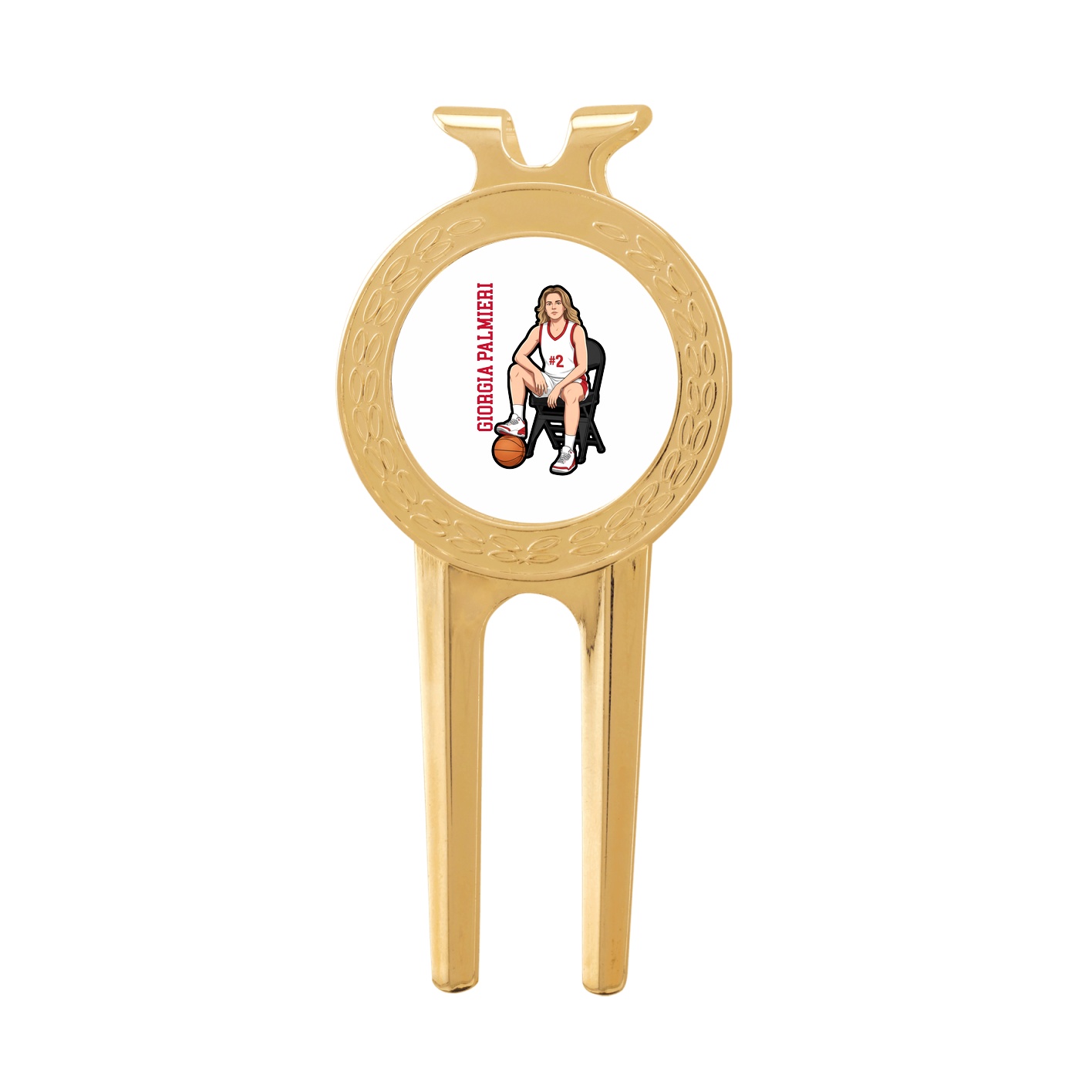 Divot Tool with Ball Marker — Name Vertical in Classic