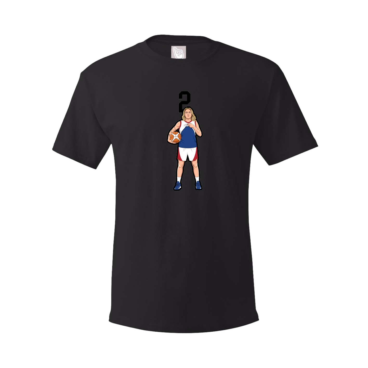 Tee — Number Top in Black
