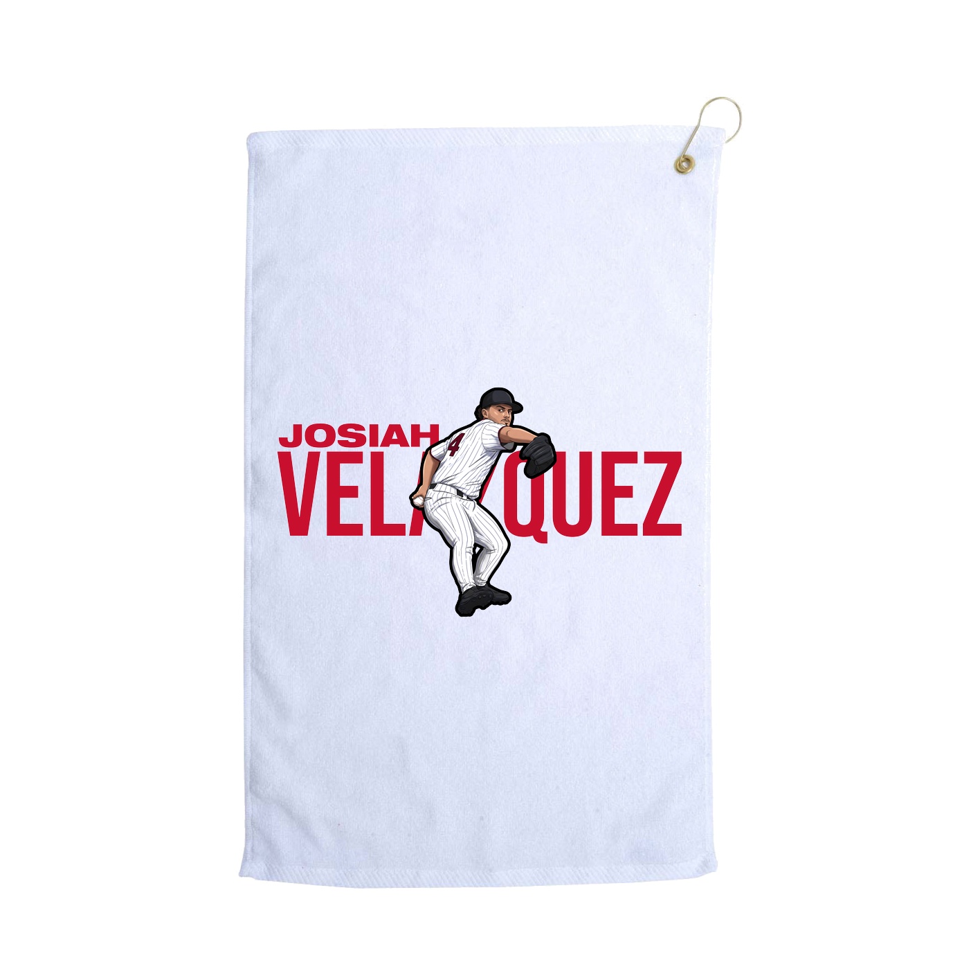 Golf Towel — Player Name in White