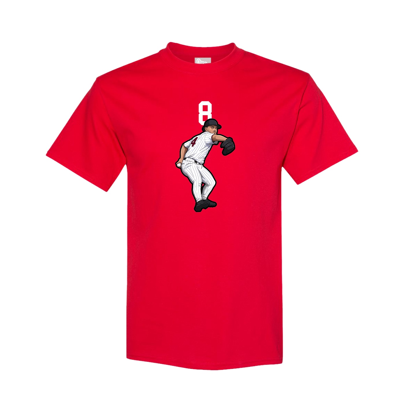 Tee — Number Top in Red
