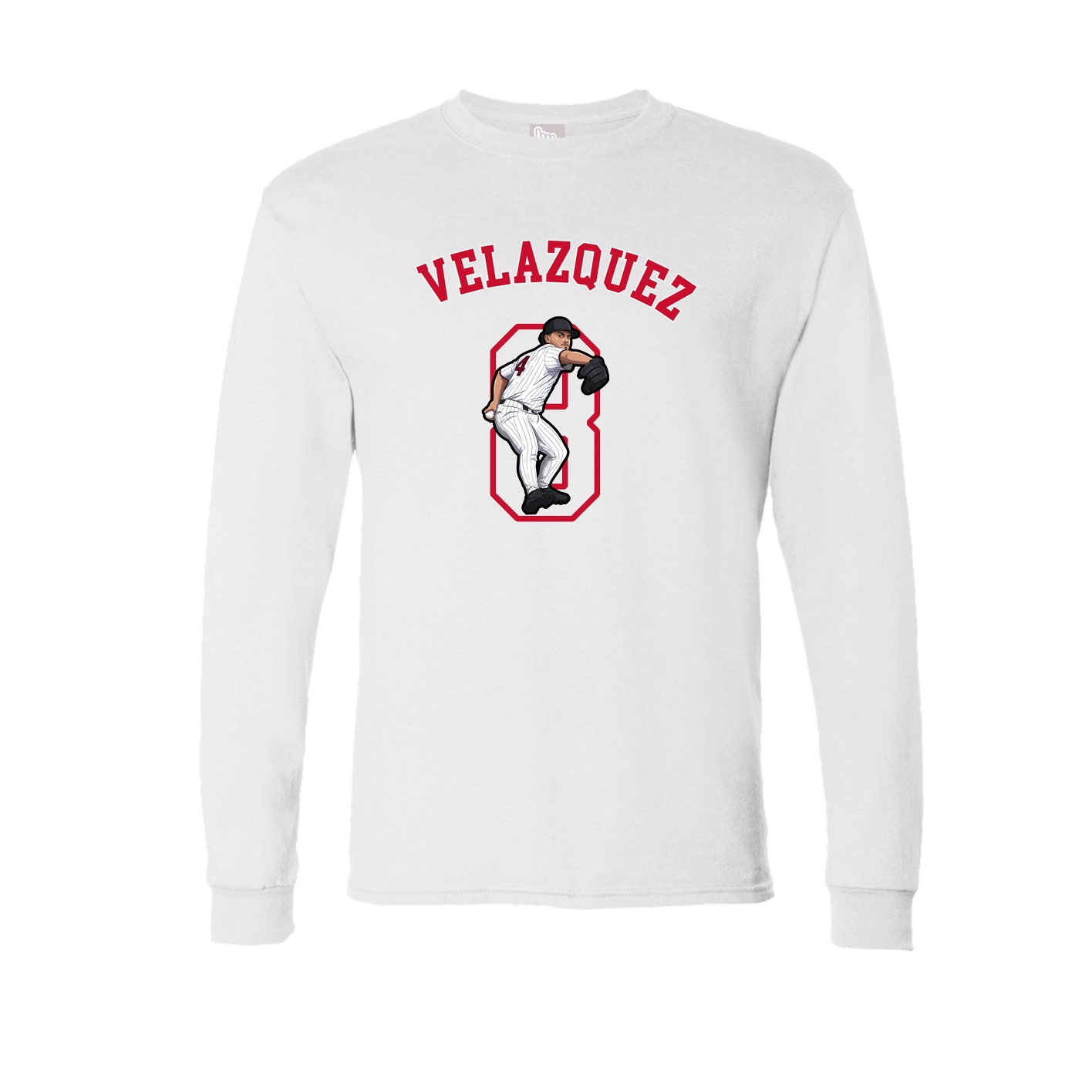 Long Sleeve Tee — Shirsey Arch in White