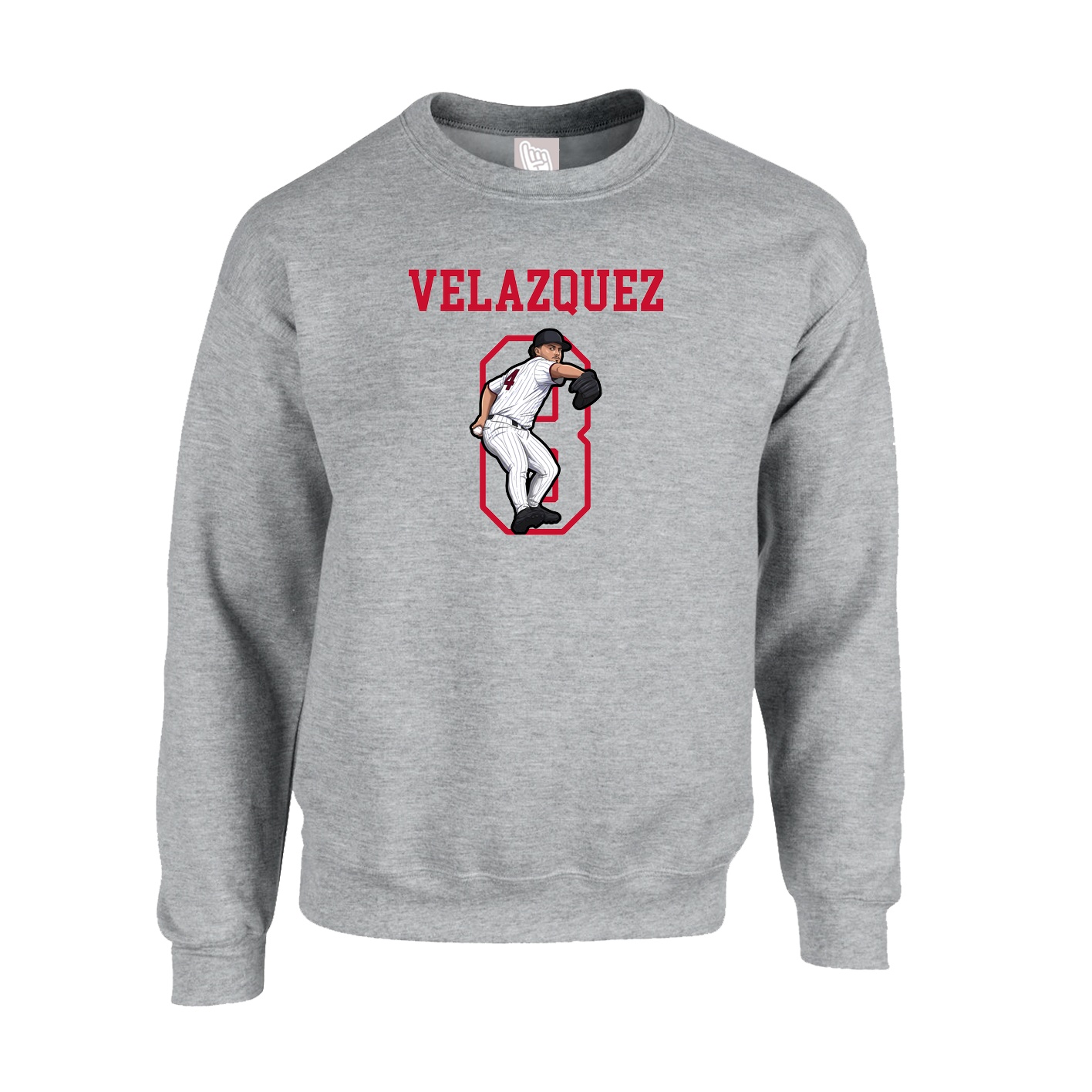 Fleece Crew — Shirsey in Grey
