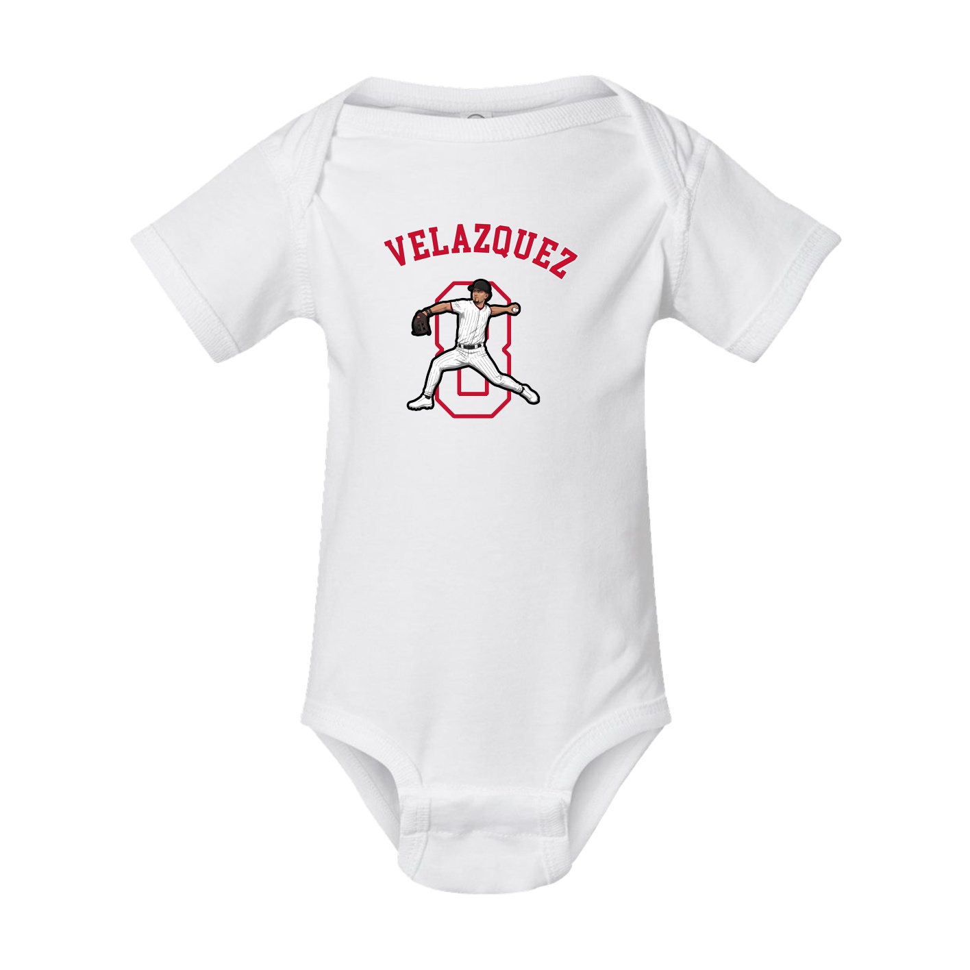 Baby Onesie — Shirsey Arch in White