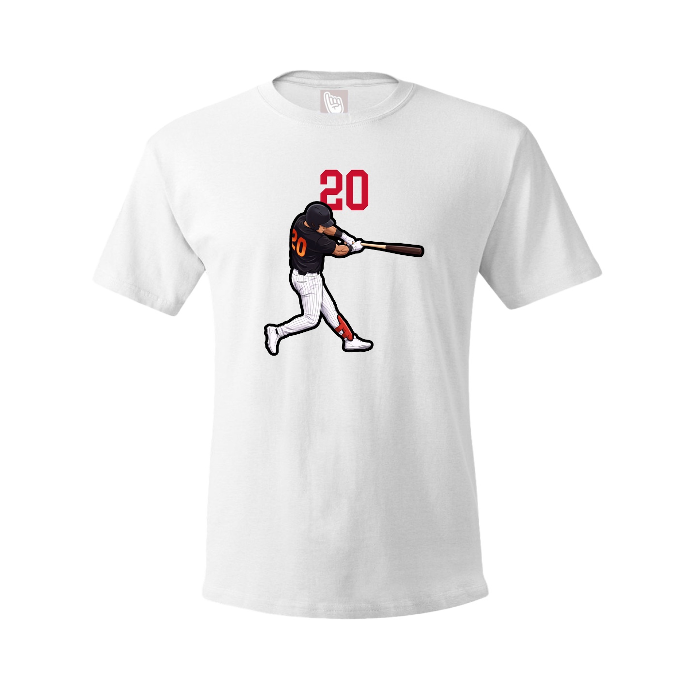 Tee — Number Top in White