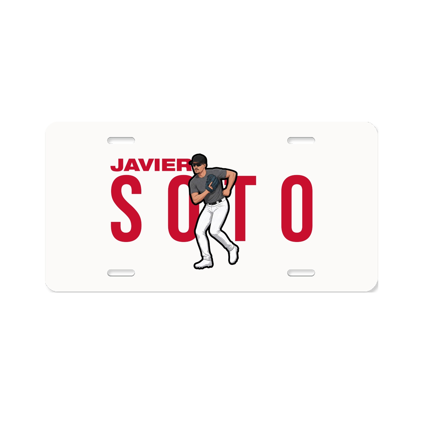 License Plate — Player Name in Classic