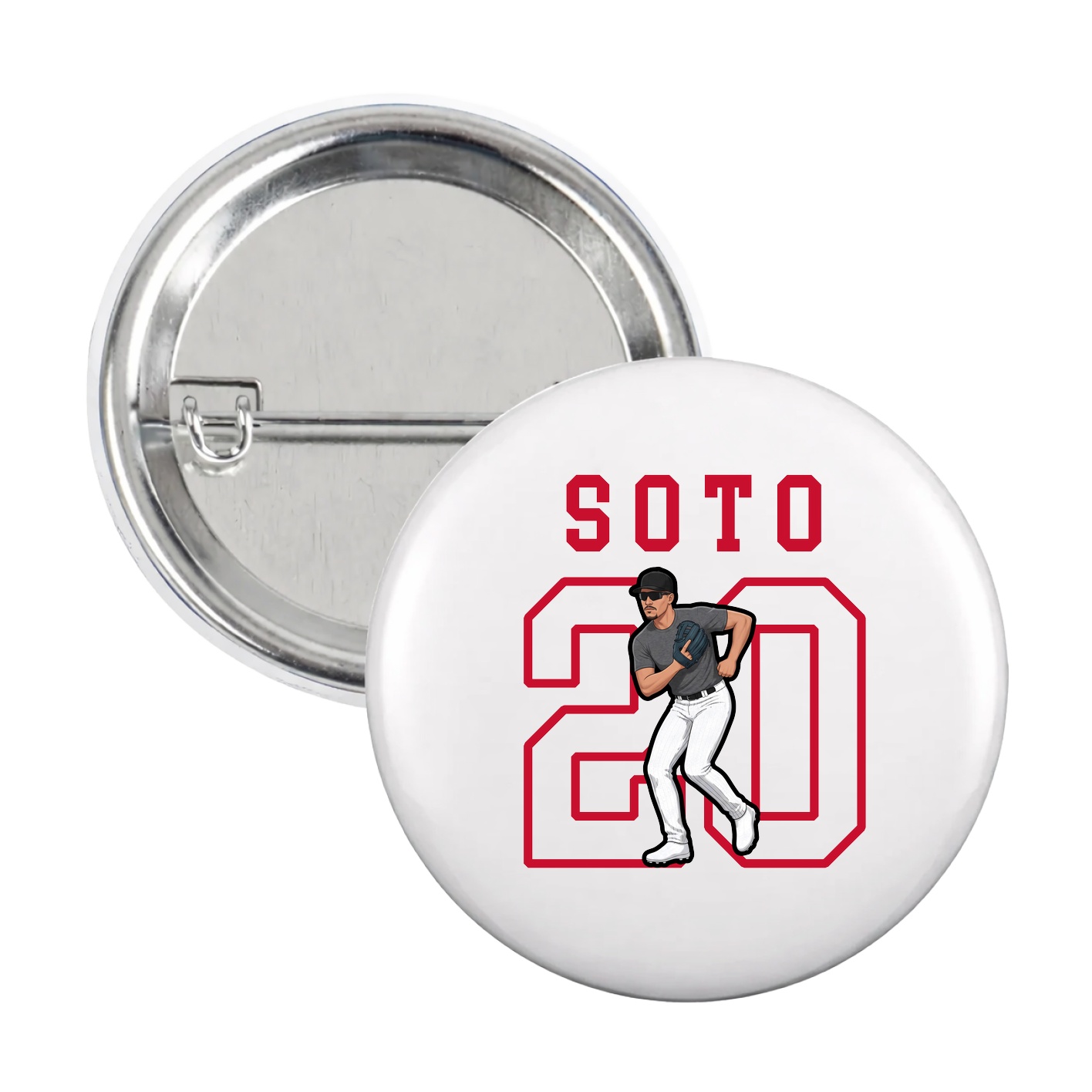 Game Day Button — Shirsey in White