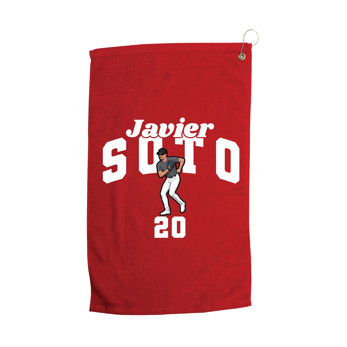 Golf Towel — Signature Arch in Red