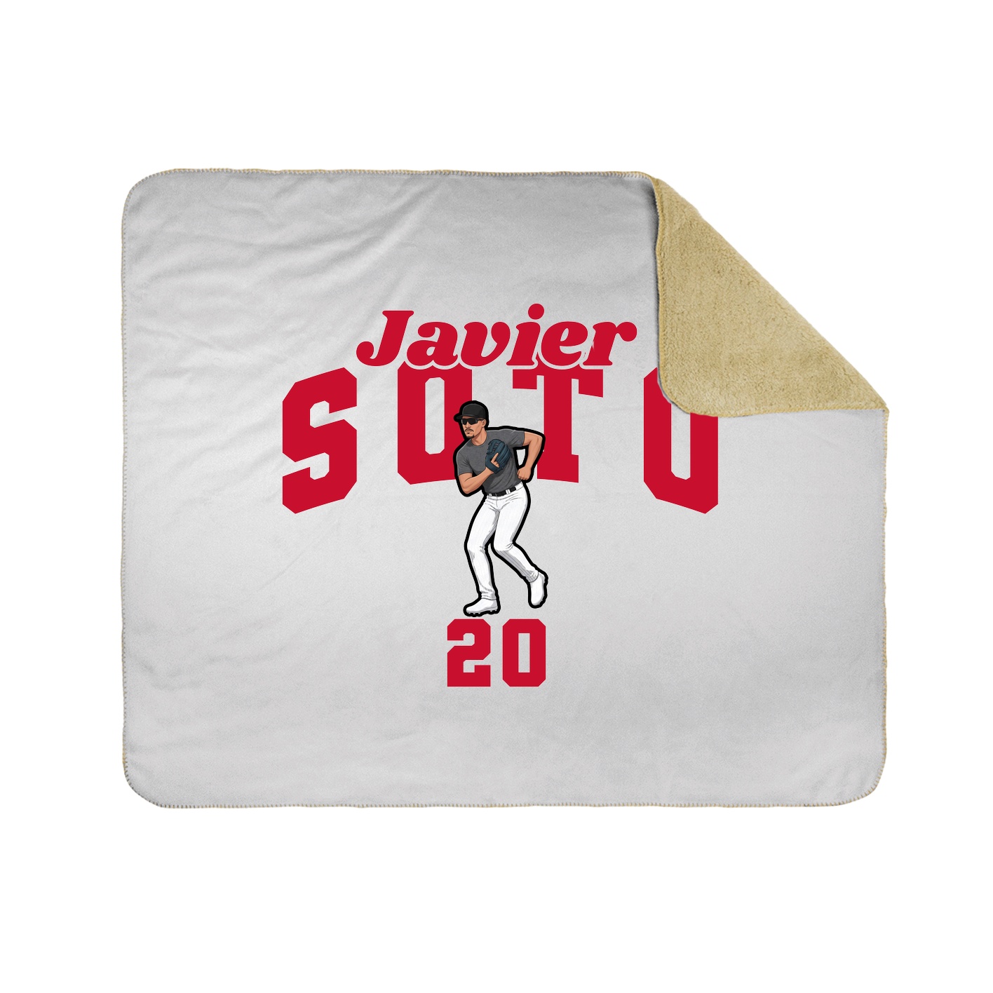 Throw Blanket — Signature Arch in White