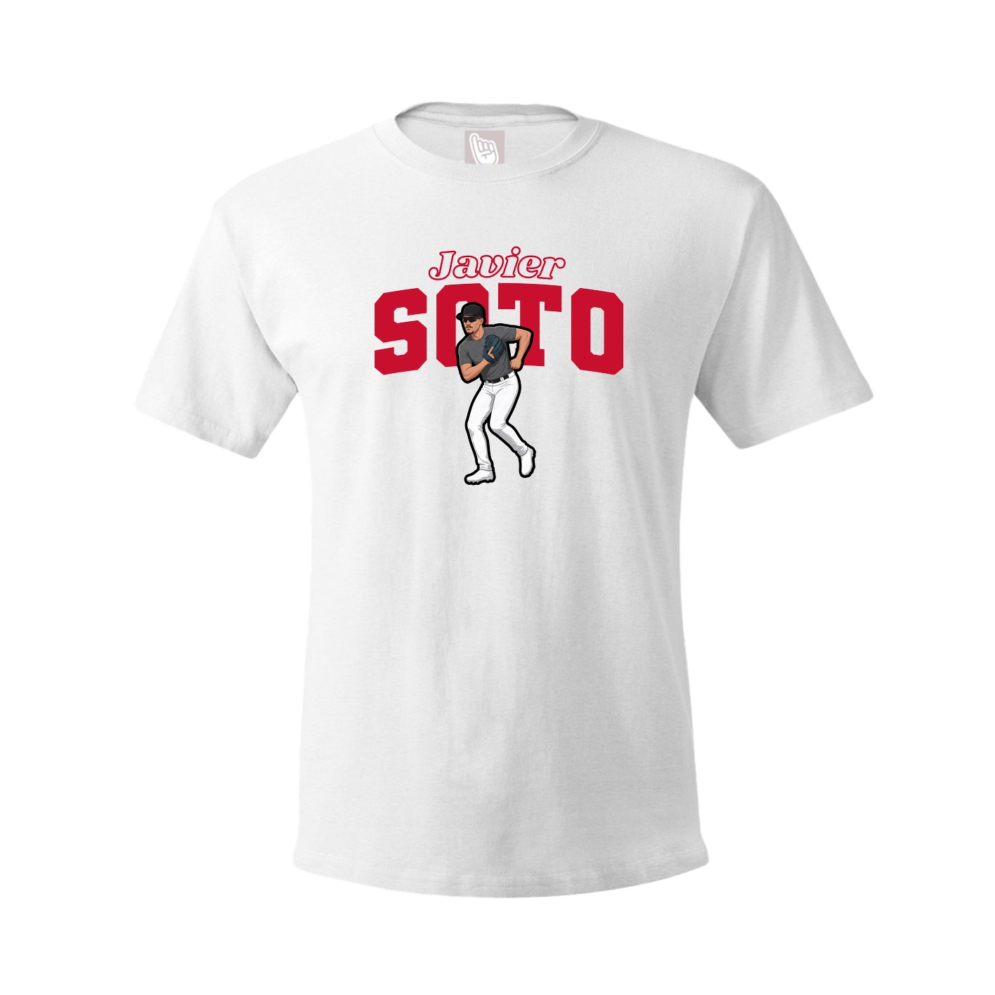 Youth Tee — Name Arch in White