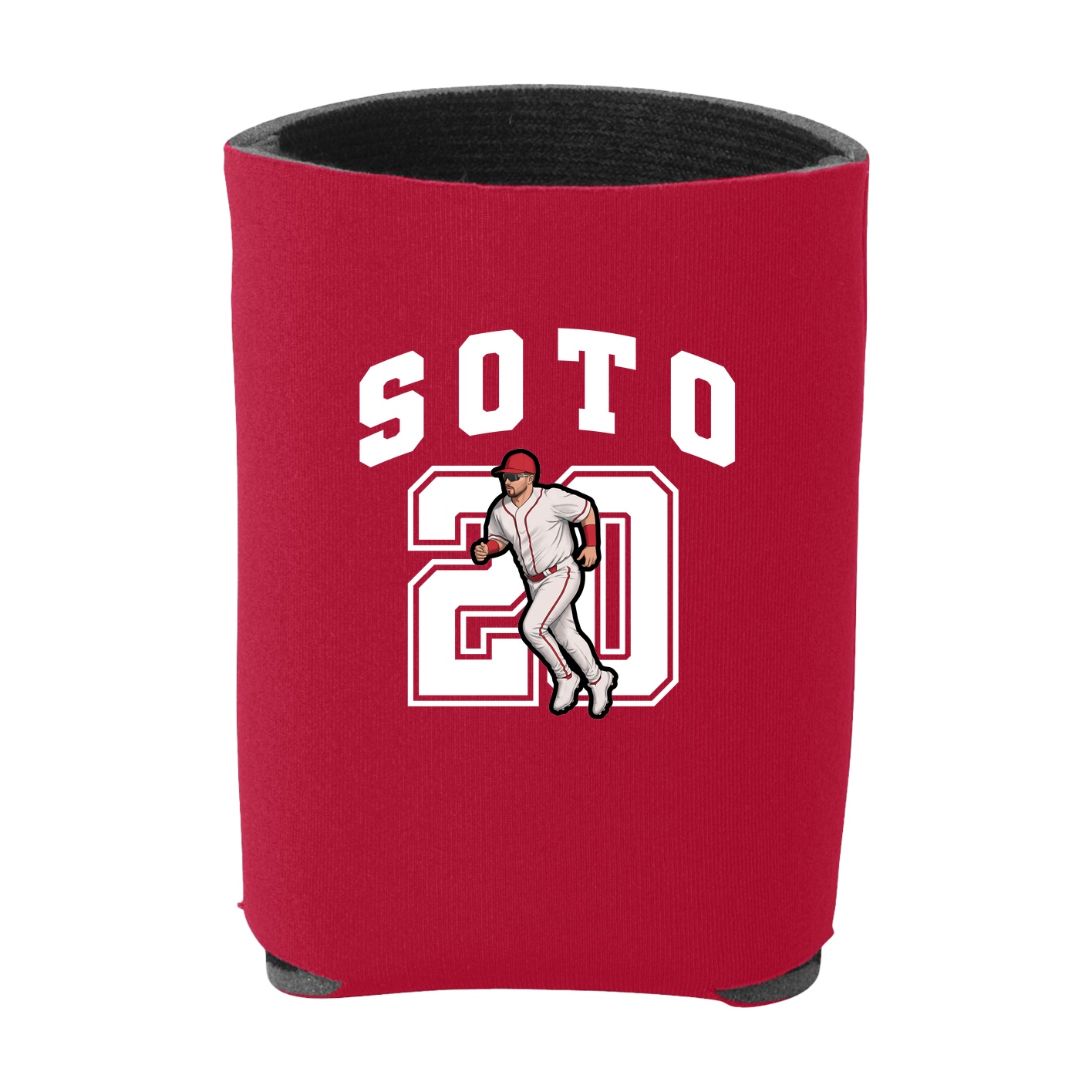 Can Holder — Number in Red
