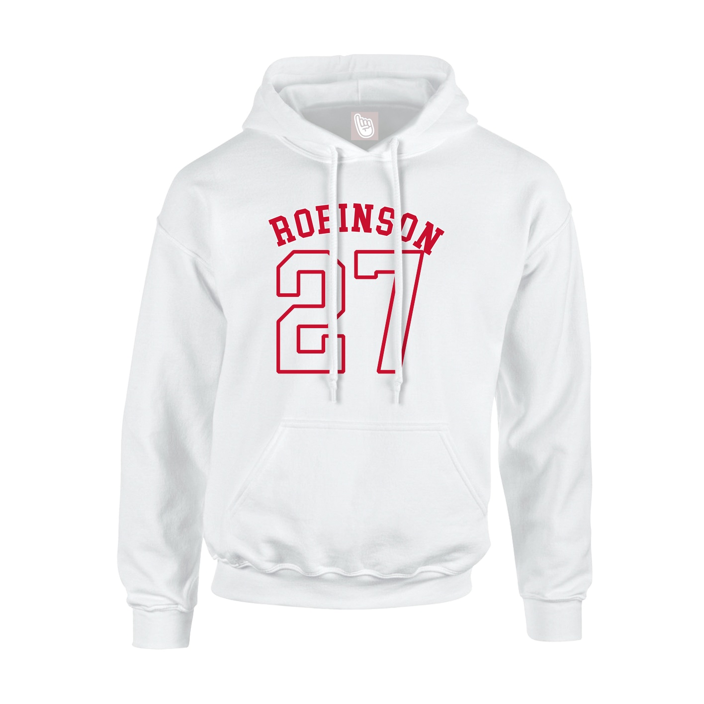 Hoodie — Shirsey Arch in White