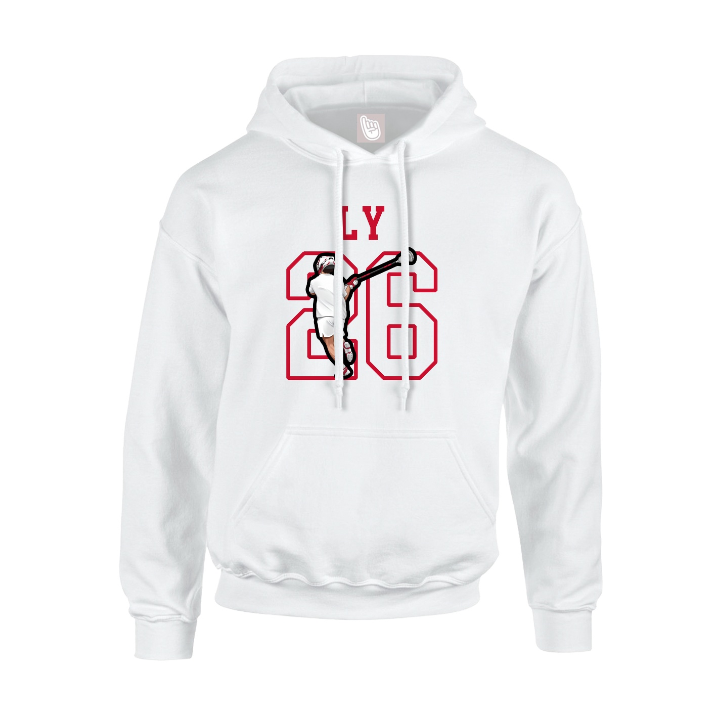 Hoodie — Shirsey in White