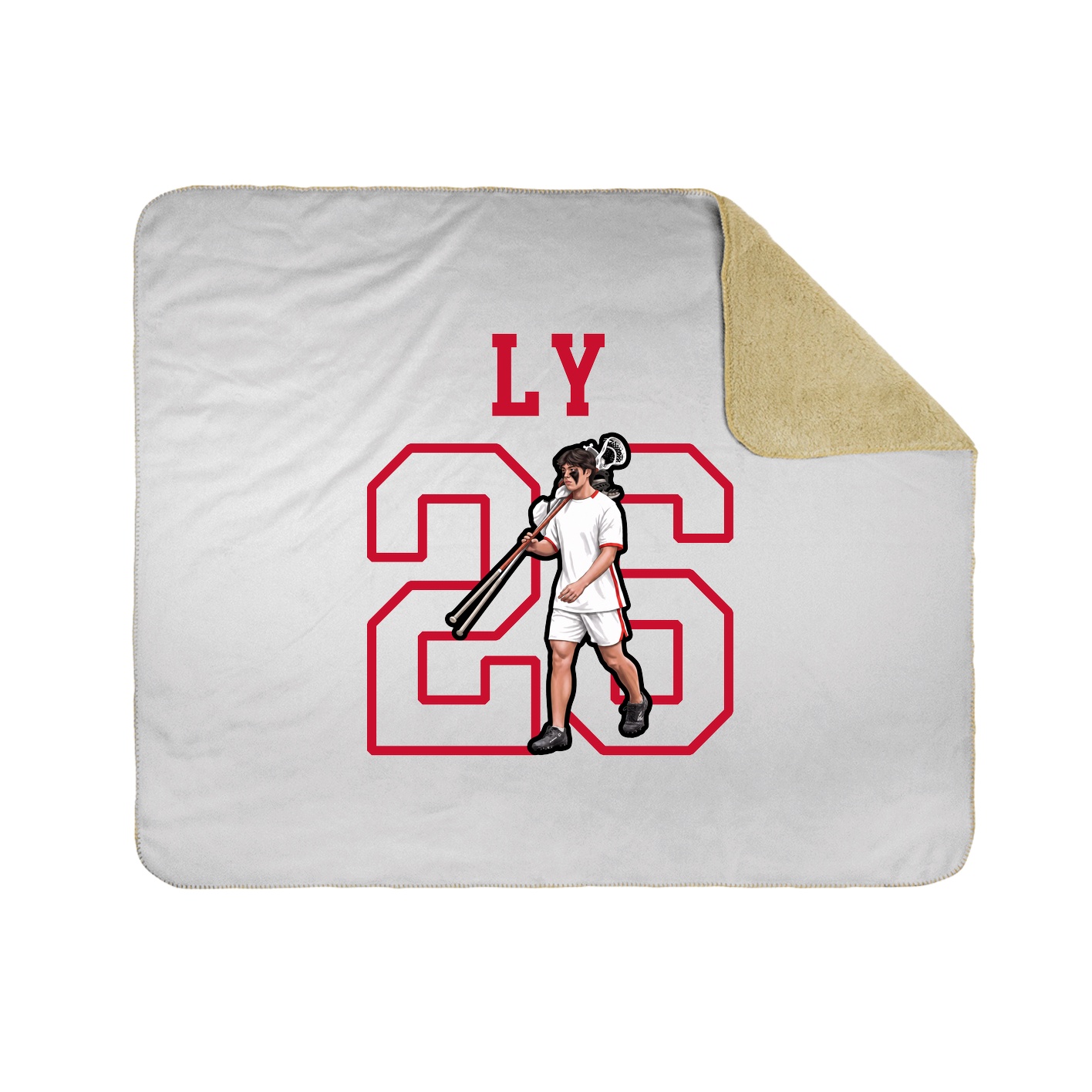 Throw Blanket — Shirsey in White