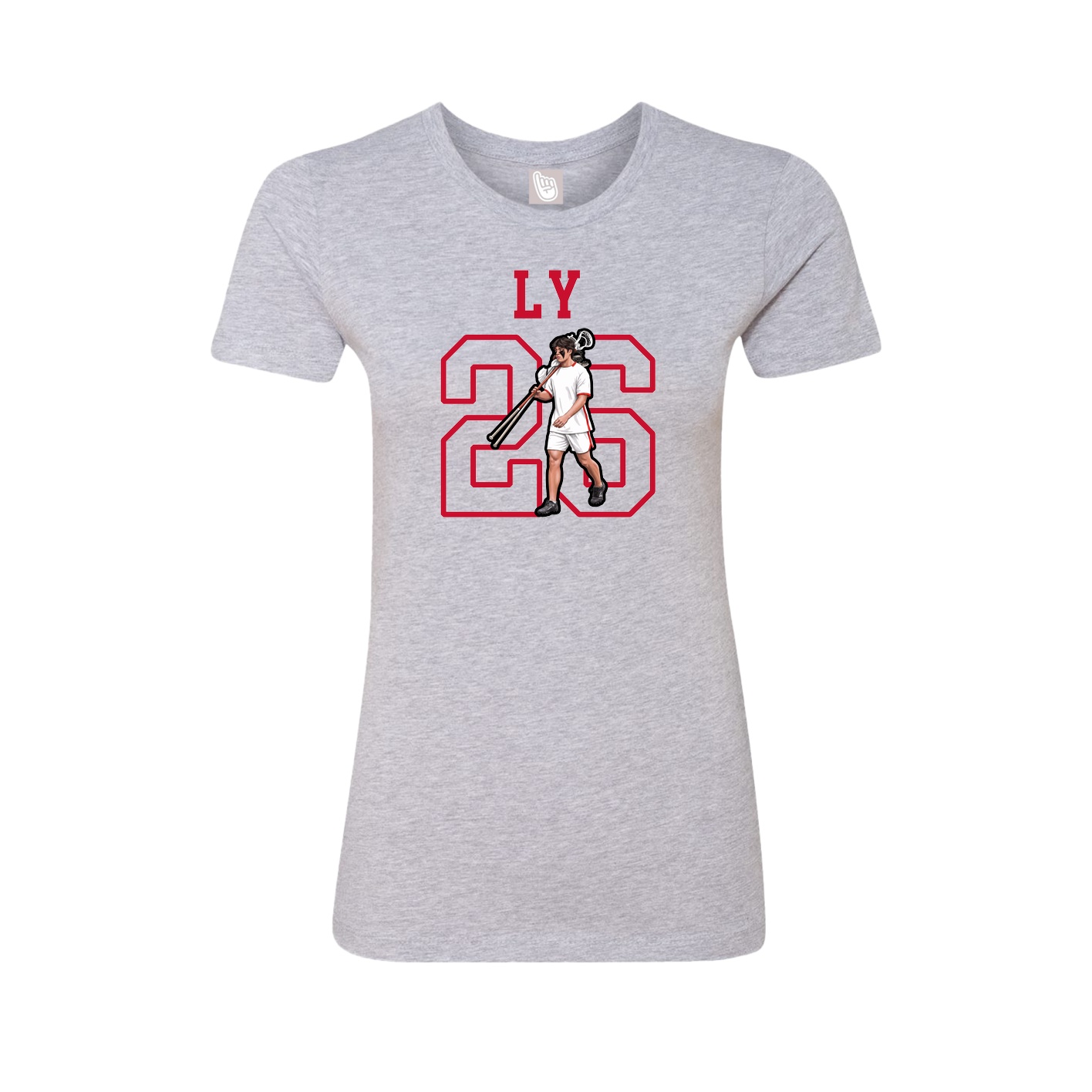 Fitted Women's Tee — Shirsey in Grey