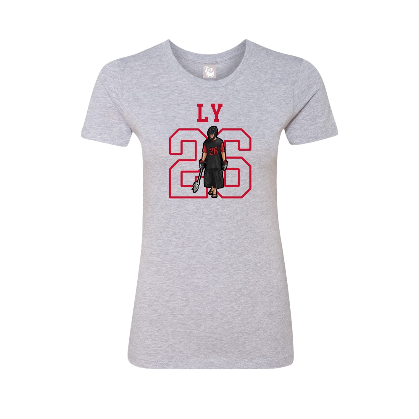Fitted Women's Tee — Shirsey in Grey