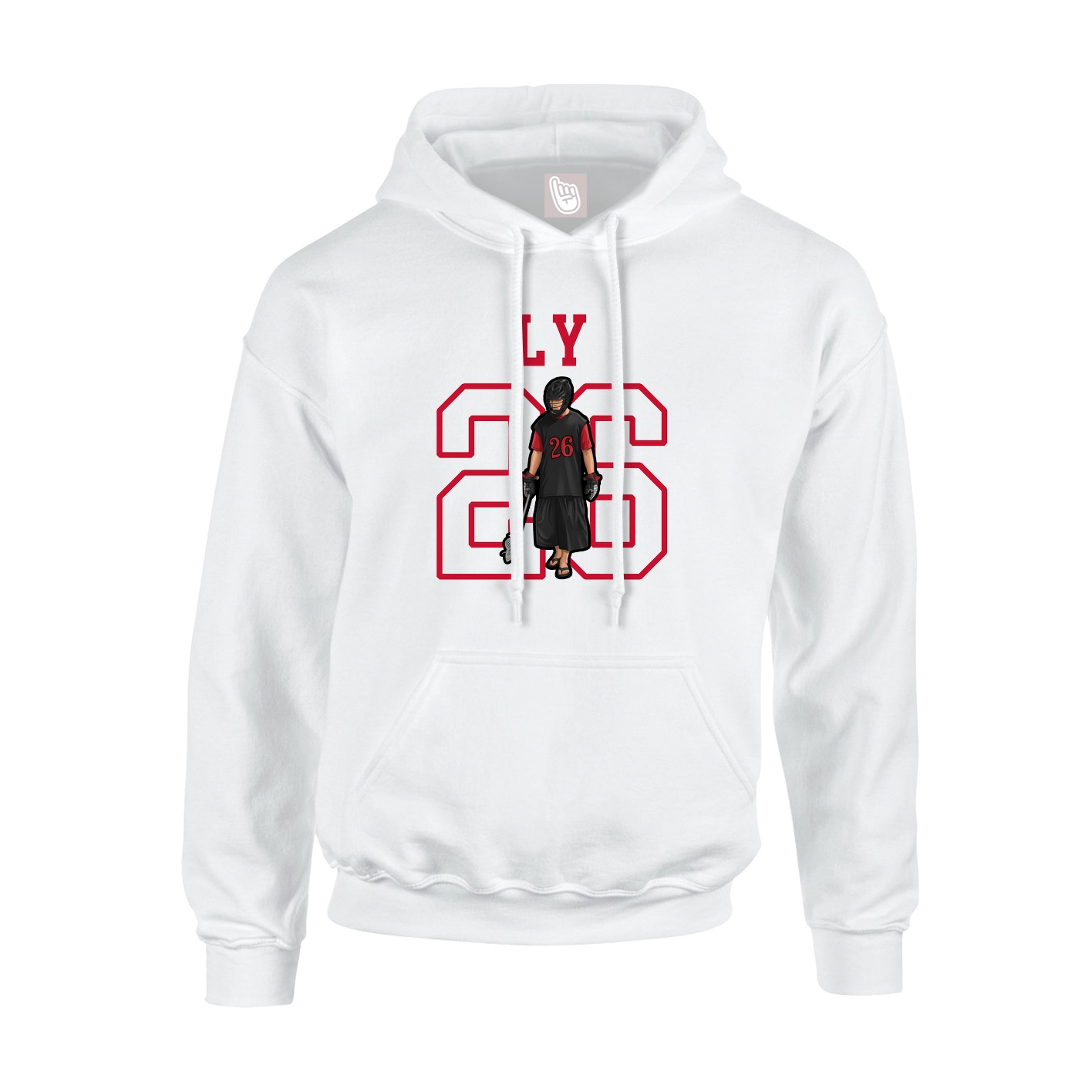Hoodie — Shirsey in White