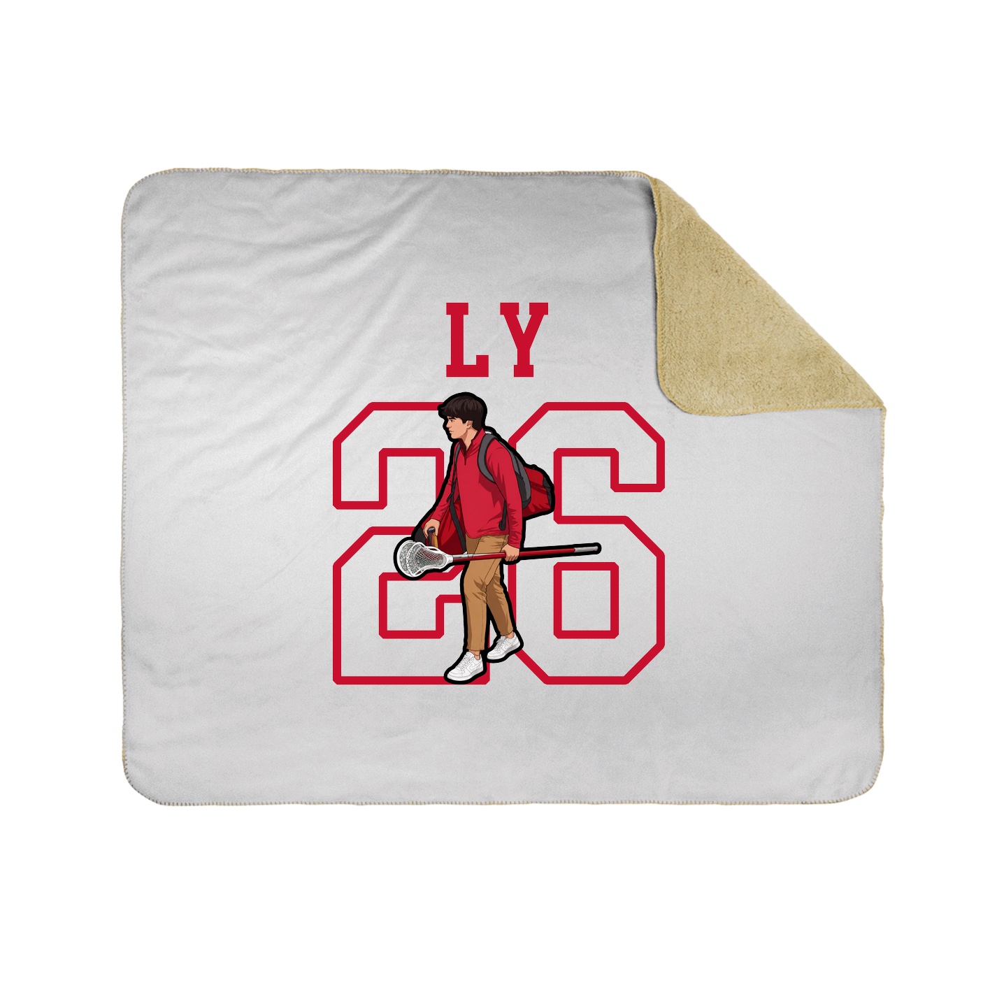 Throw Blanket — Shirsey in White
